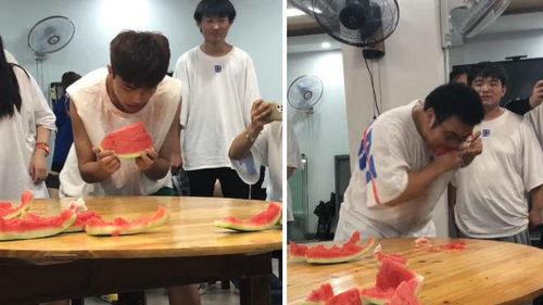 组织员工吃瓜大赛